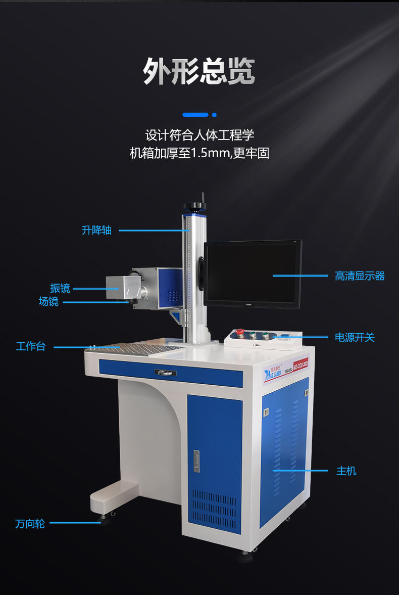 二氧化碳(CO2)激光打标机(图3) 二氧化碳(CO2)激光打标机(图3)